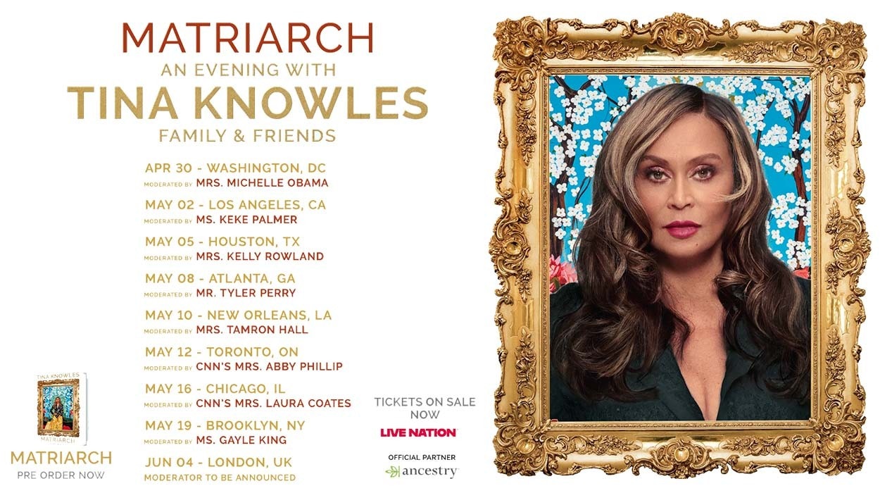 Matriarch Book Tour stops