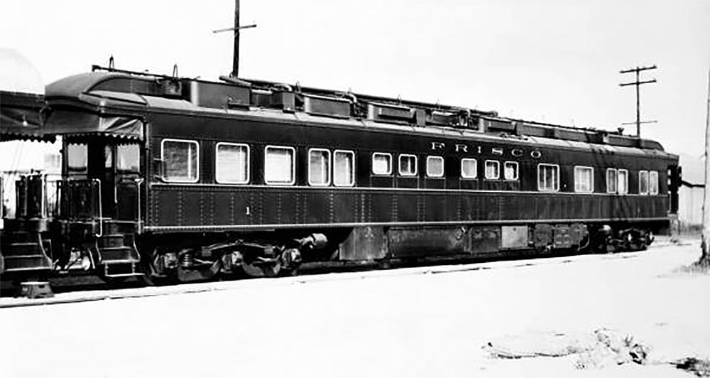 Frisco business car in New Orleans, Louisiana, 1952, Wikimedia Commons