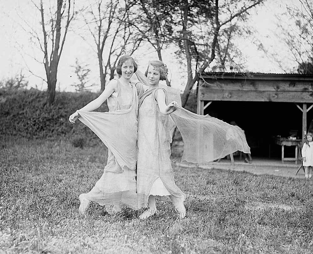 May Festival, Friends Select School, Eleanor Leech, Betty Baker,  1920