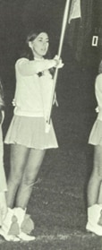 Donna Kelce performing as an Orange High School Majorette, Ancestry.com. U.S., School Yearbooks, 1900-2016