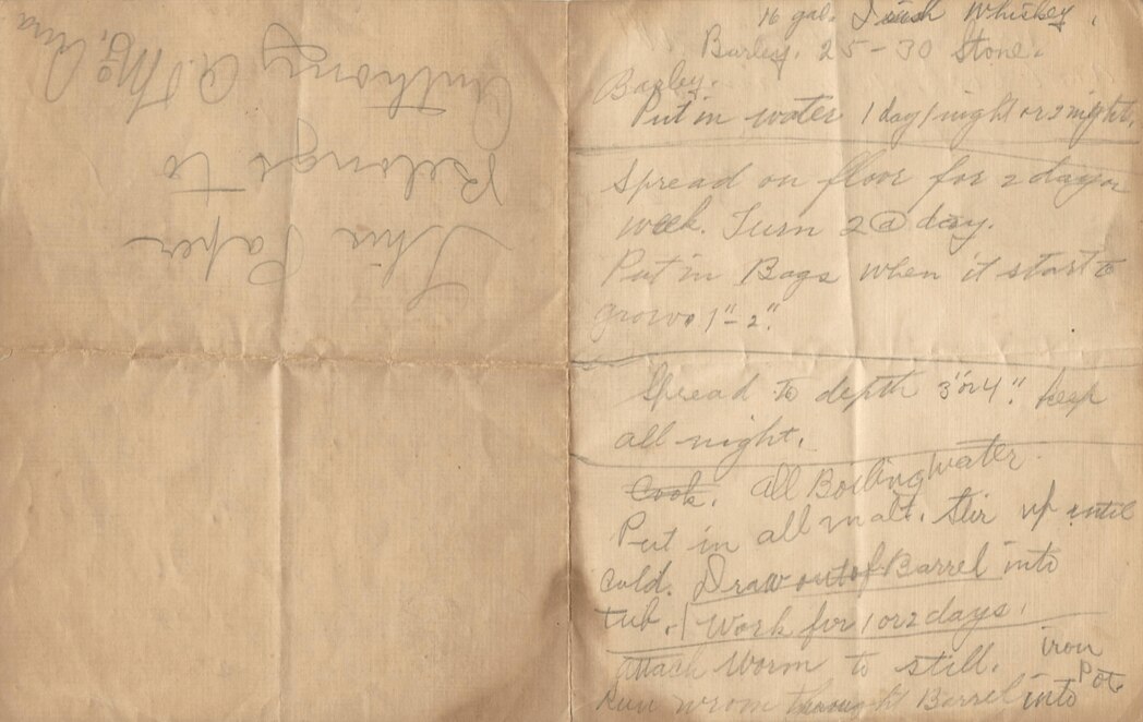 McAna family whiskey recipe.