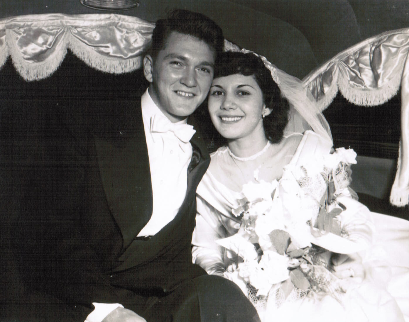 The author's grandparents' wedding.