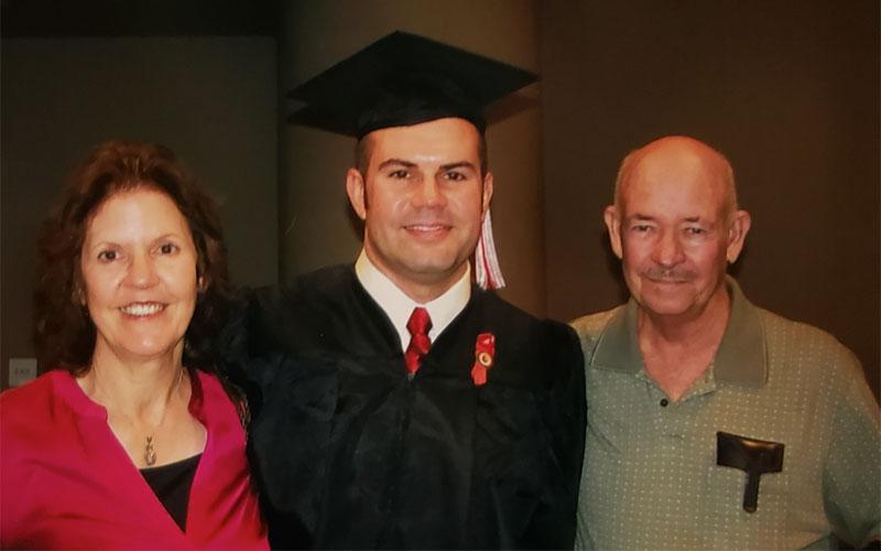 Rebecca, Kenneth, and Michael LeBaron