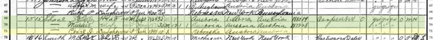 Pearl in the 1900 U.S. census