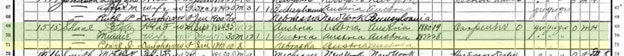 Pearl in the 1910 U.S. census