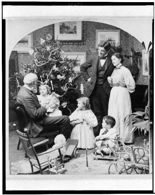 Grandpa's visit Christmas morning, Library of Congress