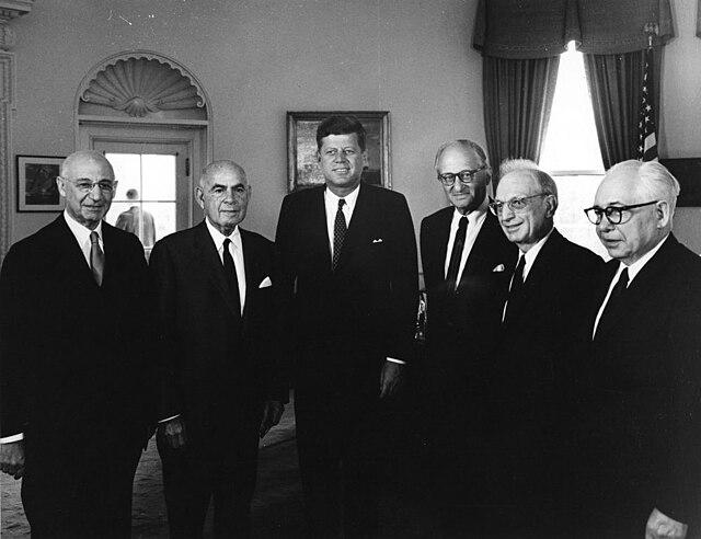 President John F. Kennedy meets with members of the American Jewish Committee, 1962