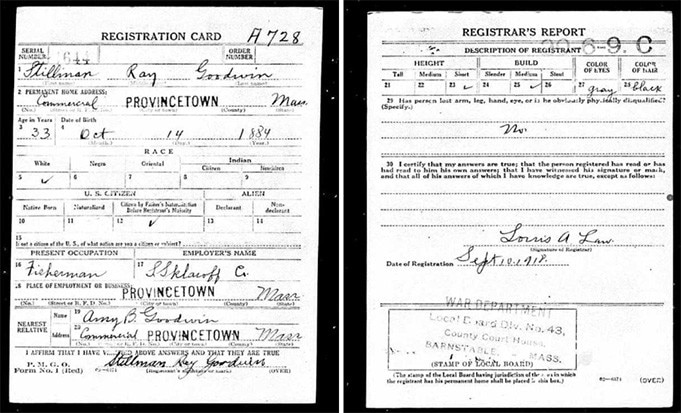 U.S., World War I Draft Registration Cards, 1917-1918, Ancestry.com