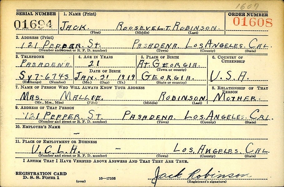 U.S., World War II Draft Cards Young Men, 1940-1947; Ancestry.com