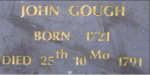 Quaker Tombstone