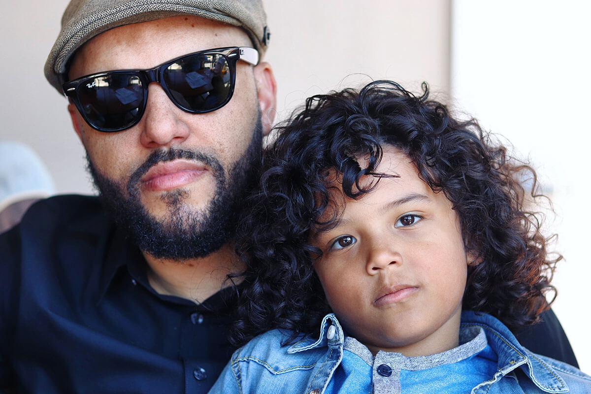 Father and son.